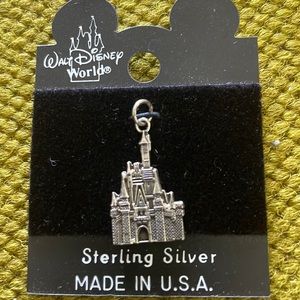Walt Disney World Castle Silver Charm